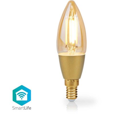 LED SmartLife &agrave; intensit&eacute; variable Nedis WIFILRF10C37 Blanc