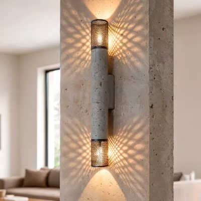 LEDKIA  Applique murale Dinska Duo - Gris