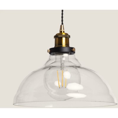 LEDKIA  LIGHTING Suspension M&eacute;tal et Verre Springsteen Bronze
