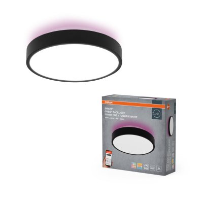 OSRAM Ledkia Plafonnier LED Smart+ WiFi - Noir