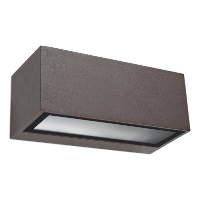 LEDS C4 Leds-c4 - Applique E27 Nemesis, aluminium et verre, marron - Marron