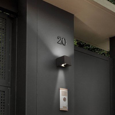 LEDS C4 LEDS-C4 Wilson applique ext. LED, 11&nbsp;cm anthracite