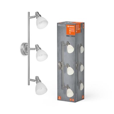 LEDVANCE  Rampe Led 3 Spots G9 230v 3x1,9w 600lm 2700k Argent - 540668