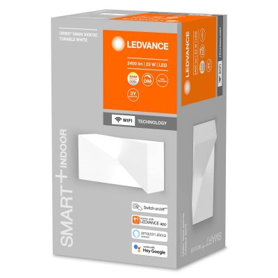 LEDVANCE SMART+  WiFi Orbis Wall Cross, 30 x 15 cm