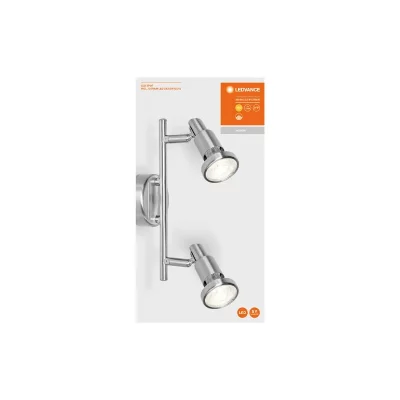 LEDVANCE  Spot LED GU10 2x2.6W 460lm - 827 Blanc Tr&egrave;s Chaud