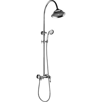 ESSEBAGNO Leeds colonne de douche chrom&eacute;e avec mitigeur m&eacute;canique 