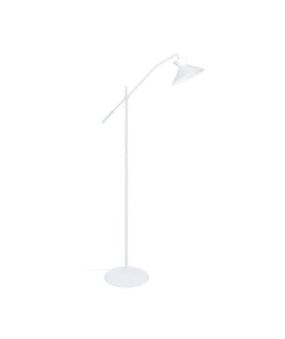 TOSEL LEEDS - lampadaire liseuse articul&eacute; m&eacute;tal blanc