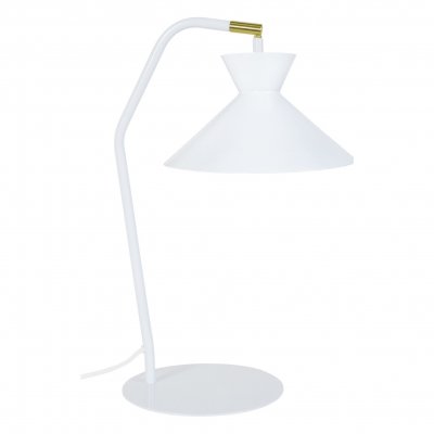 TOSEL LEEDS - Lampe de bureau articul&eacute; m&eacute;tal blanc
