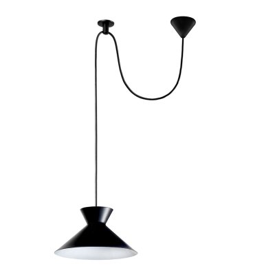 TOSEL LEEDS - Suspension conique m&eacute;tal noir