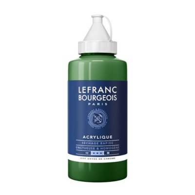 LEFRANC BOURGEOIS  Acrylique Fine Bouteille 750ml Vert Oxyde De Chrome
