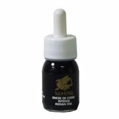 LEFRANC BOURGEOIS  Encre de Chine Nan-King Flacon 30ml, Noir