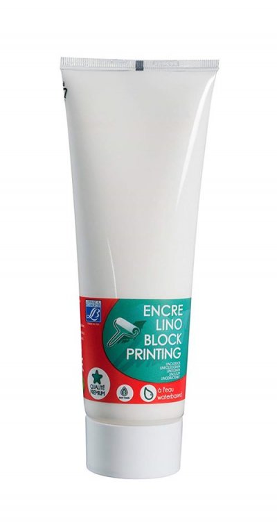 LEFRANC BOURGEOIS  - Encre de Linogravure - Tube de 250ml - Blanc