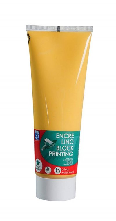 LEFRANC BOURGEOIS  - Encre de Linogravure - Tube de 250ml - Jaune d'or