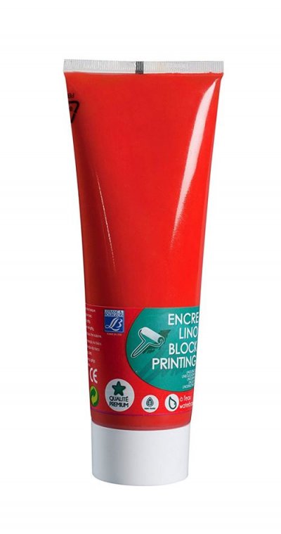 LEFRANC BOURGEOIS  - Encre de Linogravure - Tube de 250ml - Vermillon