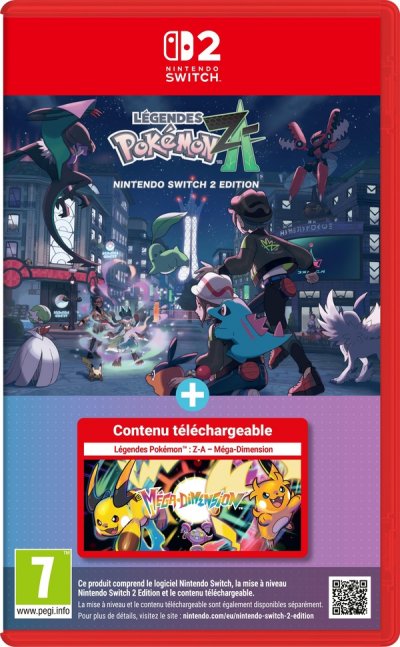 NINTENDO L&eacute;gendes Pok&eacute;mon: Z-A + M&eacute;ga-Dimension &bull; Jeu  Switch 2