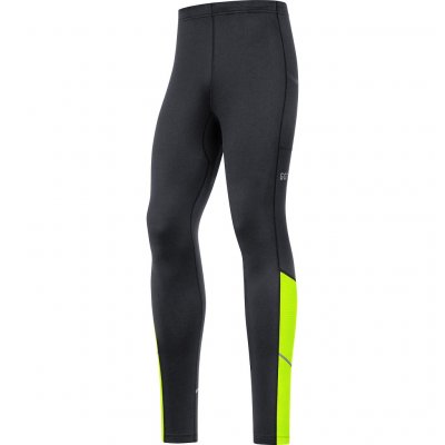 GORE Legging  Wear R3 Thermo noir jaune n&eacute;on - S