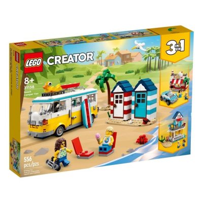 Lego 31138 - Creator 3 en 1 Camping-car &agrave; la plage