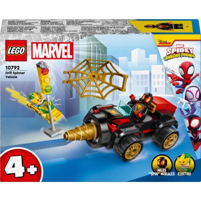 LEGO 4+ Drill Spinner Vehicle Spider-Man Car with Minifigures 10792