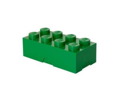  L&eacute;go 40231734 Lunch box 8, Plastique, 28 Dark Green, 100 x 200 x 73 mm