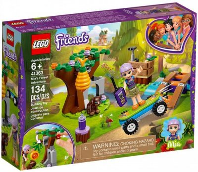 Lego 41363 friends - l'aventure dans la for&ecirc;t de mia