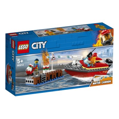 Lego 60213 city - l'incendie sur le quai