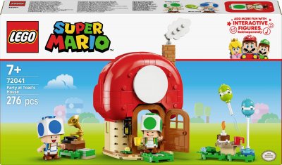 Lego 72041, Super Mario - La f&ecirc;te chez Toad , Jouets de construction