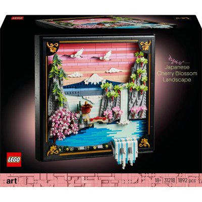 LEGO&reg; Art - Les Cerisiers en Fleurs - D&eacute;coration Murale - 31218
