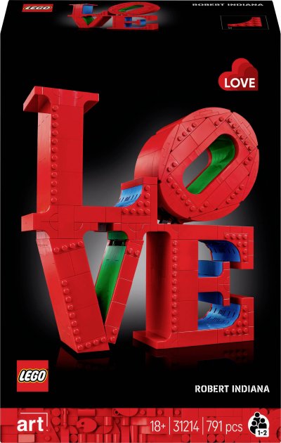 LEGO Art LOVE Home Decor Building Set for Adults 31214