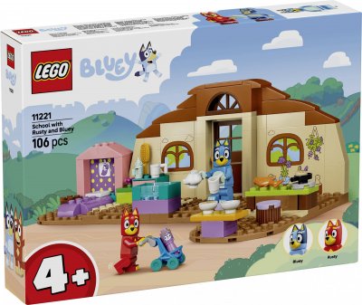 Lego Bluey &Eacute;cole avec Rusty et Bluey, Jouets de construction