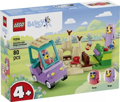 Lego Bluey Grands-m&egrave;res avec Bingo et Bluey, Jouets de construction