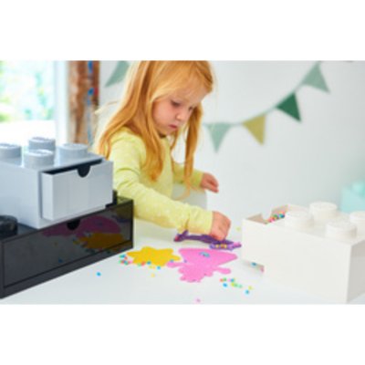 LEGO  Bo&icirc;te de Rangement Empilable avec 4 Boutons
