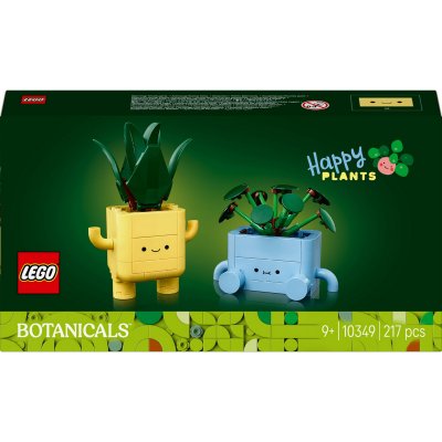 LEGO Botanicals Happy Plants Home Decor Building Set 10349
