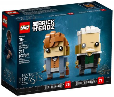 LEGO&reg; Brickheadz 41631 Norbert Dragonneau & Gellert Grindelwald 
