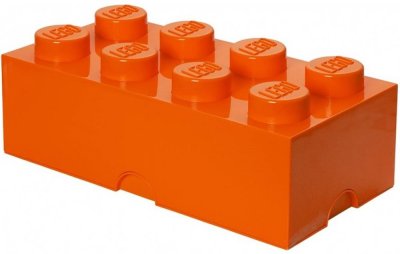 LEGO  Brique de rangement - 40041760 - Empilable - Orange