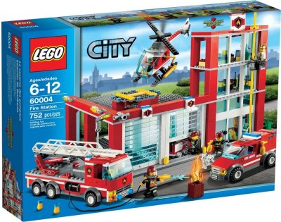 LEGO City 60004 - Caserne de pompiers 