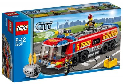 LEGO&reg; City 60061 Le camion de pompiers de l'a&eacute;roport 