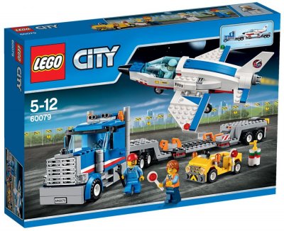 Lego city - 60079 - jeu de construction - le transporteur d'avion