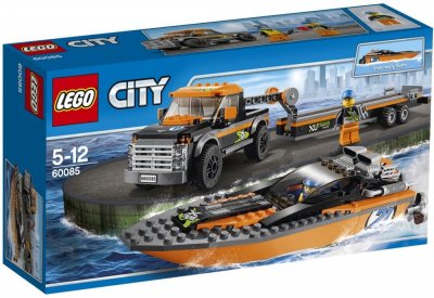 LEGO City 60085 Le 4 x 4 Avec Hors - Bord 