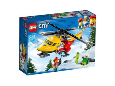 LEGO City 60179 L'h&eacute;licopt&egrave;re ambulance 
