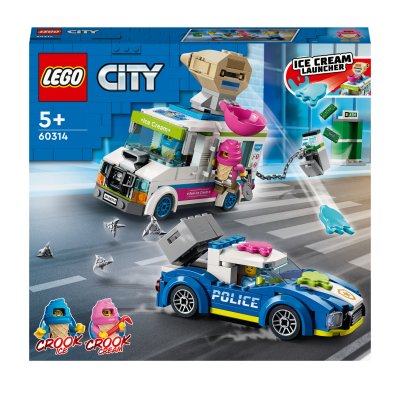 LEGO City 60314 La course-poursuite du camion de glaces 