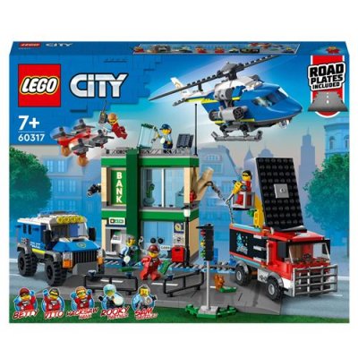 LEGO City 60317 La course-poursuite de la police &agrave; la banque 
