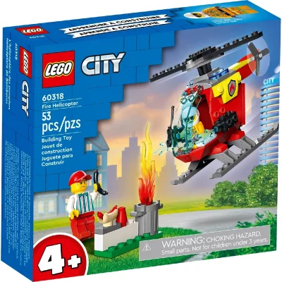 LEGO City 60318 L'h&eacute;licopt&egrave;re des pompiers 