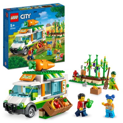 LEGO City 60345 Le camion de march&eacute; des fermiers 