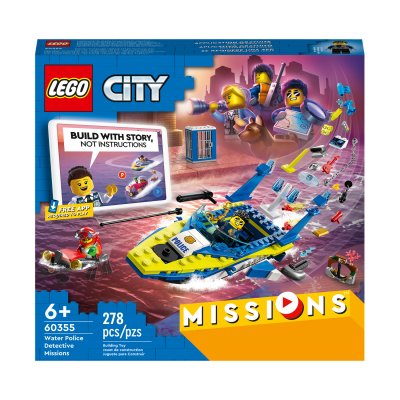 LEGO City 60355 Missions des d&eacute;tectives de la police sur l&rsquo;eau 