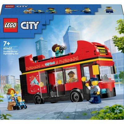 LEGO&reg; City 60407 Le bus rouge &agrave; deux &eacute;tages 