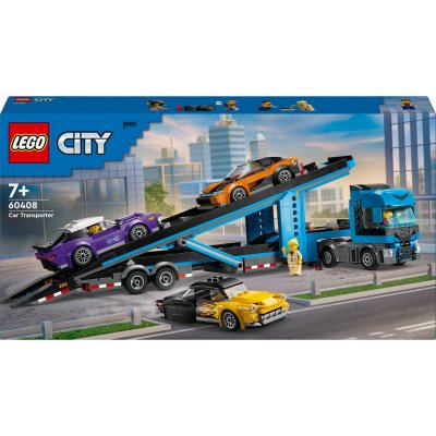LEGO&reg; City 60408 Le camion de transport de voitures de sport 