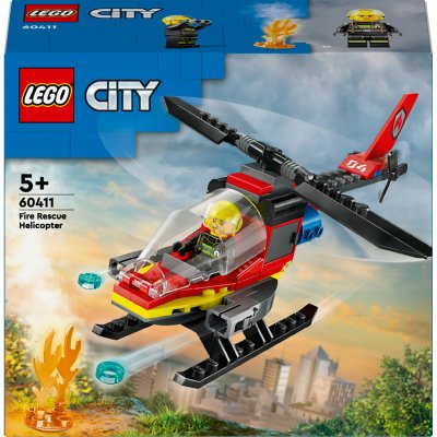 LEGO&reg; City 60411 L'h&eacute;licopt&egrave;re de secours des pompiers