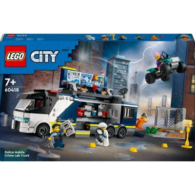 LEGO&reg; City 60418 Le laboratoire de police scientifique mobile