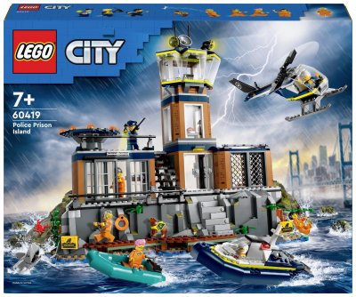 LEGO&reg; City 60419 La prison de la police en haute mer