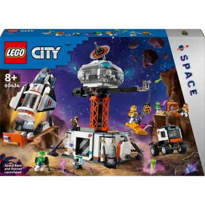 LEGO City 60434 La station spatiale et la base de lancement de fus&eacute;es